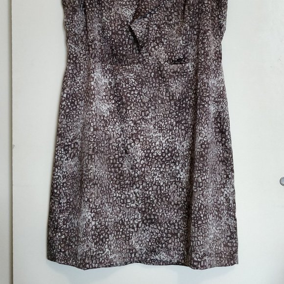 #91 Loft Animal Print Ruffled Dress - Picture 2 of 2